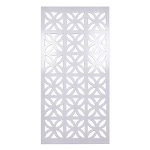 Tuscan Path 900 x 1800mm White Flowers Screen Panel