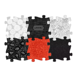 TINNITOTS - 6 Piece Set - MIXED - Muffik Tots Vision Set - Sensory Floor Mats