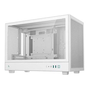 Deepcool Ch260 Tempered Glass Black Micro-atx Computer Case - White [r-ch260-whngm0-g-1]