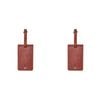 2PK Annabel Trends Gentlemans Luggage Tag Suitcase Identifier 12cm