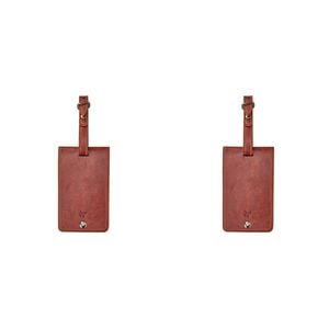 2PK Annabel Trends Gentlemans Luggage Tag Suitcase Identifier 12cm