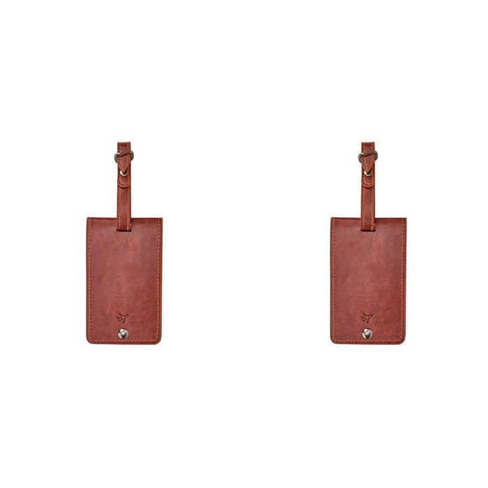 2PK Annabel Trends Gentlemans Luggage Tag Suitcase Identifier 12cm