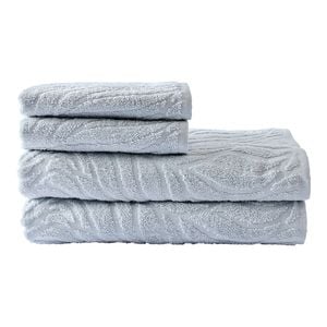 Myhouse Set Of 4 Leaf Bath Towels