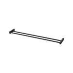 Phoenix 900mm Matte Black Aplo Double Towel Rail