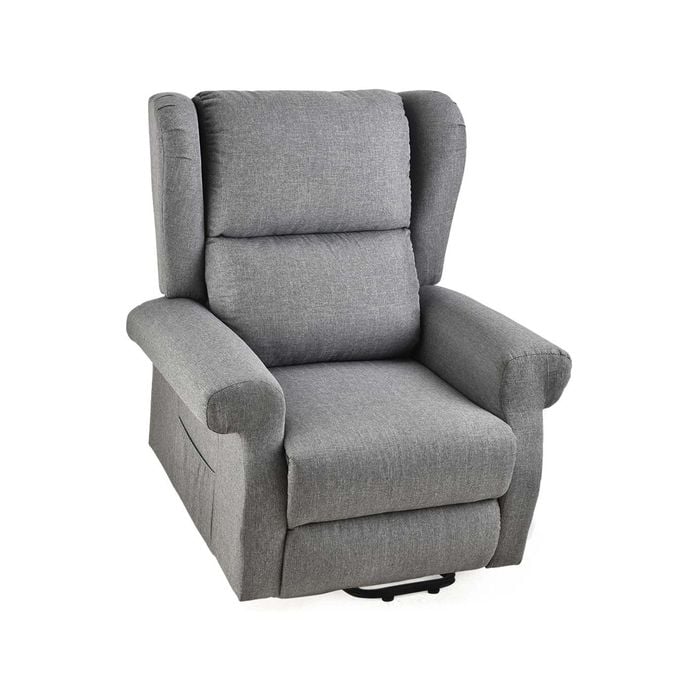 FORTIA Electric Massage Recliner Lift Heat Chair, Grey