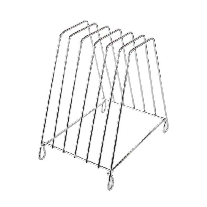 6-Slot Steel Chopping Board Rack