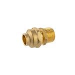 Brasshards 15FL x 15MI Brass Male Flared Compression Union LF
