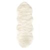 MaxFind 55 x 160cm White Double Sheepskin