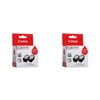 2PK Canon Pixma PG645 + CL646 Ink Cartridge Twin Pack 180 Page