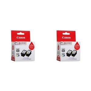 2PK Canon Pixma PG645 + CL646 Ink Cartridge Twin Pack 180 Page