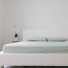 Bulbul Home 375tc Fitted Sheet & Pillowcase Bedding Set Desert Sage Double