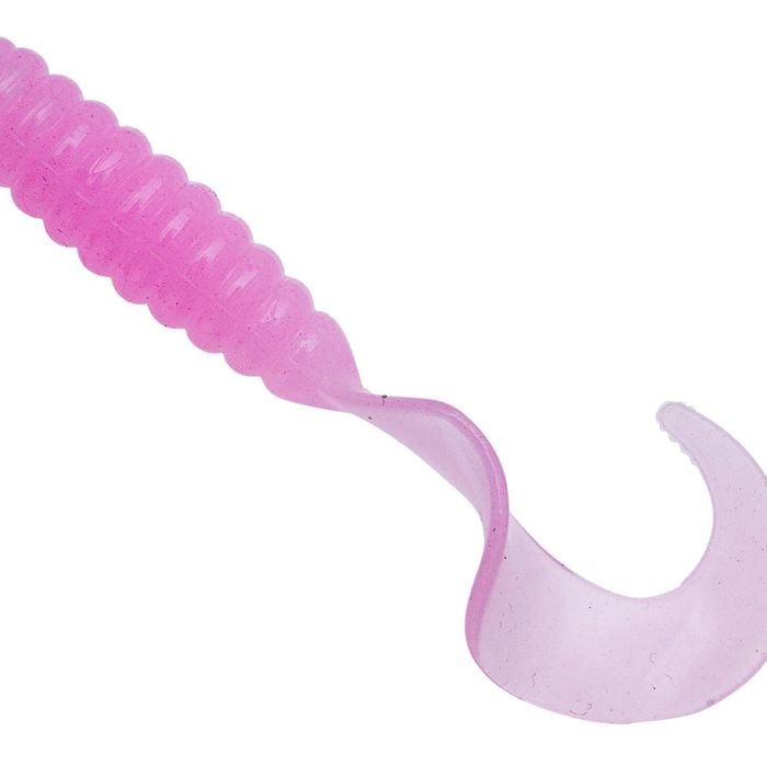 8 Pack of Zman 2 Inch Grubz Soft Plastic Lures - Bubble Gum