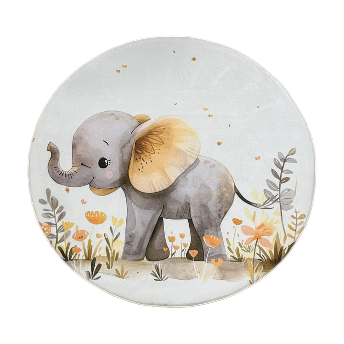 Elephant Plush Mat - 160 X 160 Cm