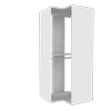 Lugna 1850 x 800 x 450mm White Double Hanging Robe Insert