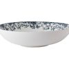 Casa Domani Rosetta Round Serving Bowl Porcelain Antique Blue 28cm Gift Boxed