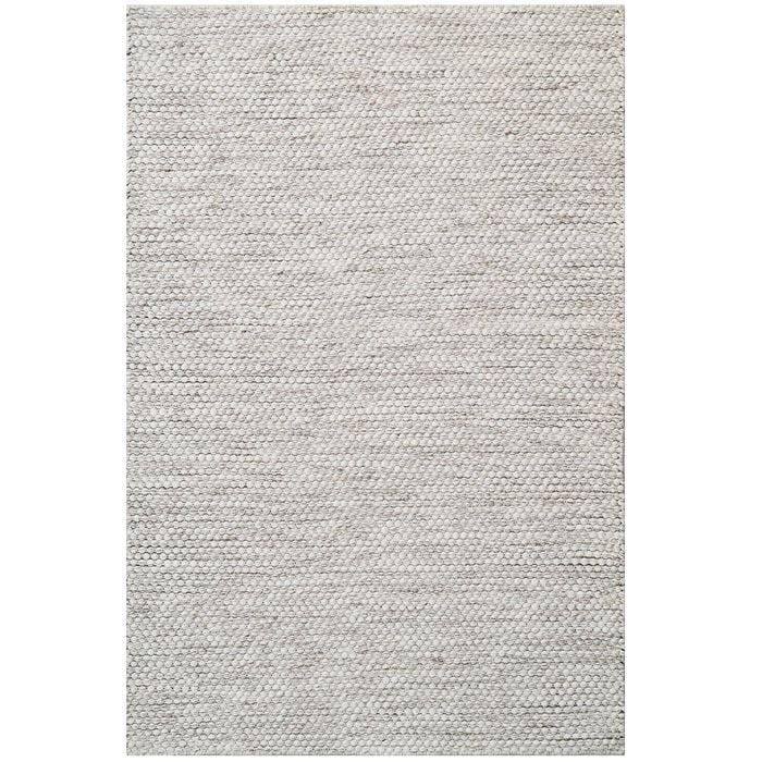 Handwoven Marble Wool Rug-6423-IVORY/SAND-110x160cm