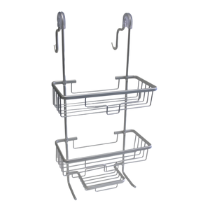 Barelli Silver Over Screen Aluminium Rust Free Shower Caddy