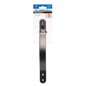 Zenith 254mm Matte Black Gate Pull Handle
