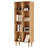 Artiss Bookshelf Bookcase Cube 4 Tiers Pine 2 x 4 Storage Unit