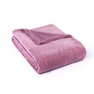 Jason Single Bed 160x210cm Super Soft Melange 320 GSM Soft Plush Blanket Linen