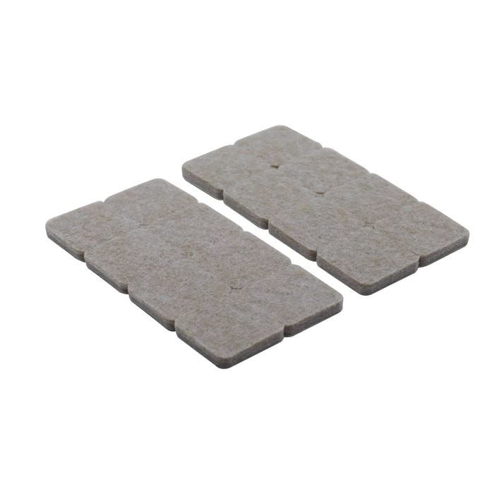 Syneco 25 x 25mm Square Felt Floor Protection - 16 Pack