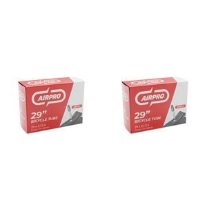 2PK AirPro Bicycle Inner Tube w/ 48mm Presta Valve 29x2.1-2.4''