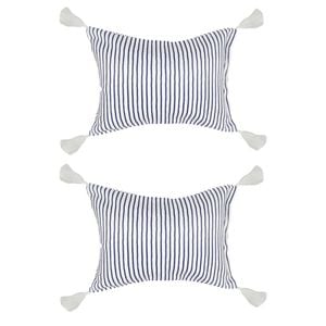 2PK Good Vibes Inflatable Beach Pillow With Tassels Mediterranean 40x29x13cm