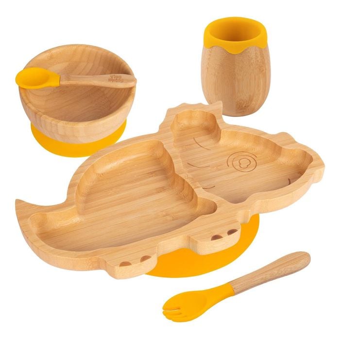 5pc Bamboo Dinosaur Baby Weaning Set