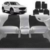 6D Diamond Car Floor Mats for Mazda CX-5 2012-2017-Full Set-Black-Outback GT