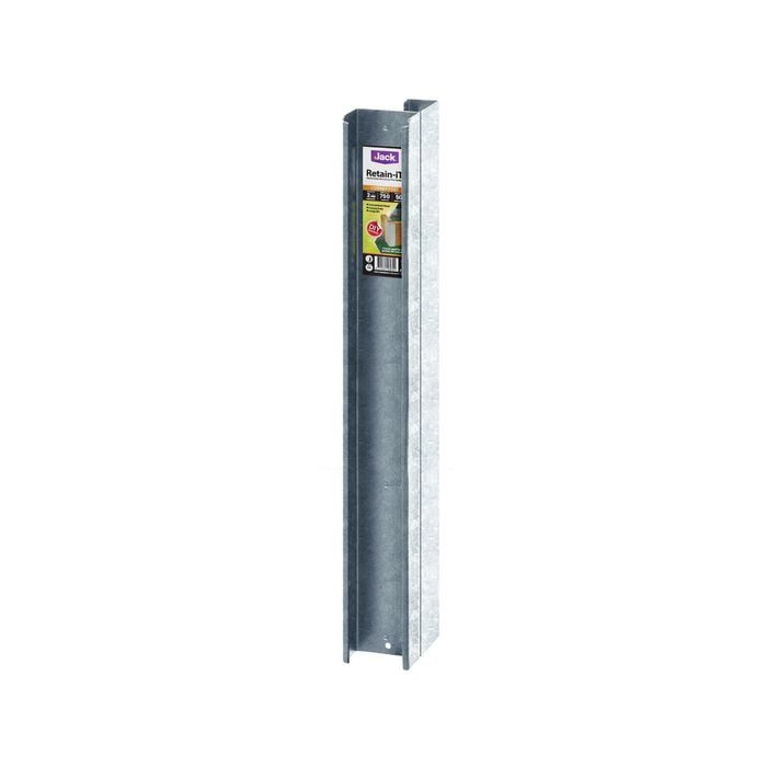 Jack 50 x 750mm Galvanised Steel Retain It Corner Post Upright Sleeper