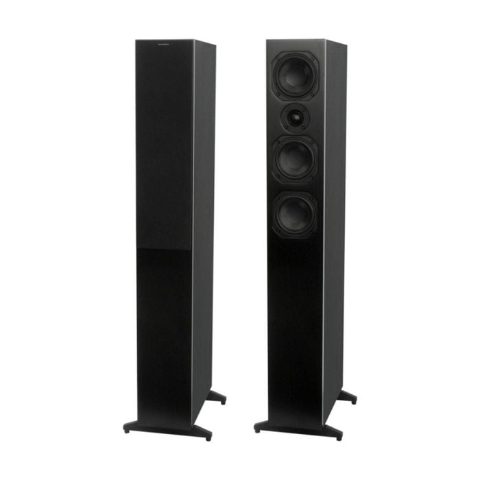 2pc Scansonic L9 Series Floorstanding Home Speakers 150W Black 938x132x310mm