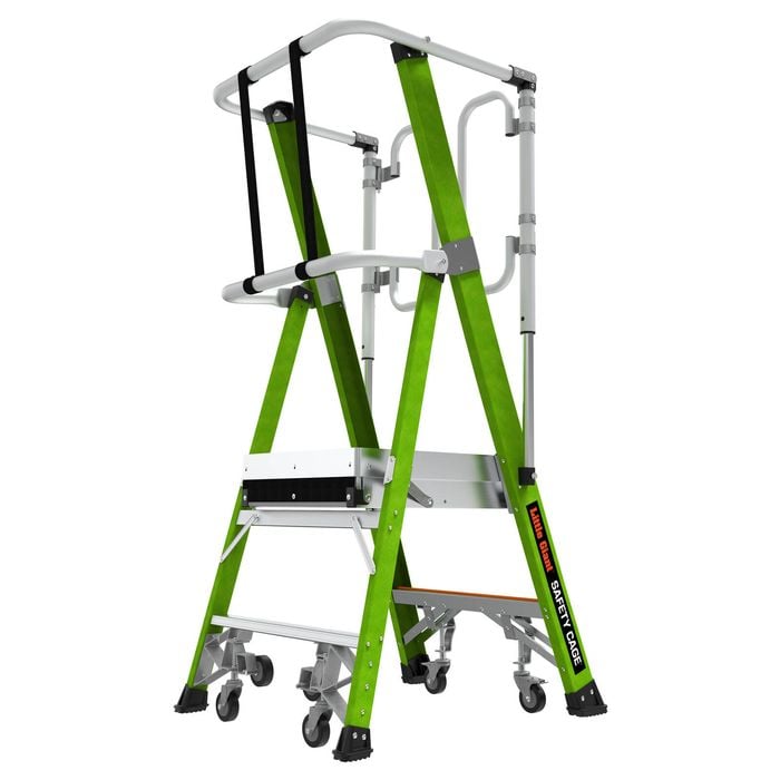 Little Giant 150kg 2 Step Safety Cage Platform Ladder 