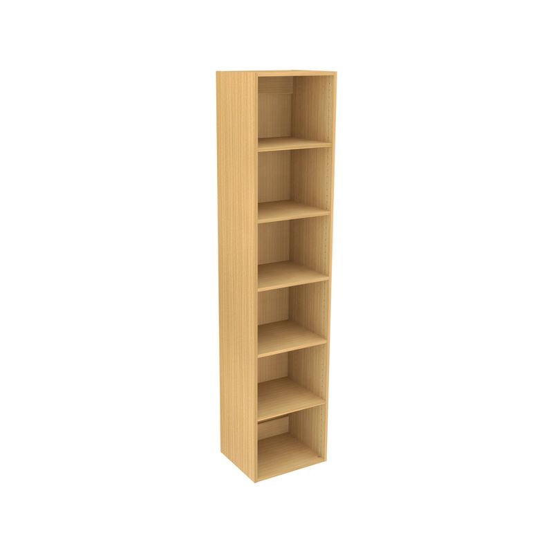 Lugna 2048 x 450 x 380mm Sand 5 Shelf Shelving Unit