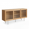 MIUZ TV Cabinet Entertainment Unit Stand Storage Cupboard Display Shelves 160cm