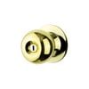 Sylvan Vita Bathroom Knobset Polished Brass