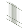 ProtectorAl 0350-1200W x 1500H Pale Eucalypt Picket Top Pool Fence Panel Raked 16-30º