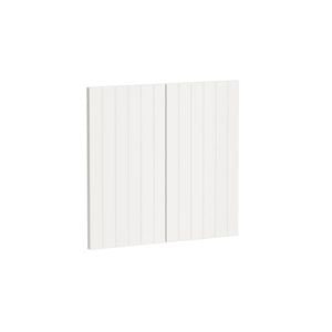 Kaboodle 600mm Vanilla Essence V-Groove Med Rangehood Doors - 2 Pack