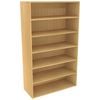 Lugna 1536 x 900 x 380mm Sand Ready to Assemble Robe Insert 5 Shelf Unit