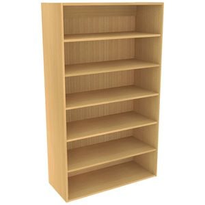 Lugna 1536 x 900 x 380mm Sand Ready to Assemble Robe Insert 5 Shelf Unit