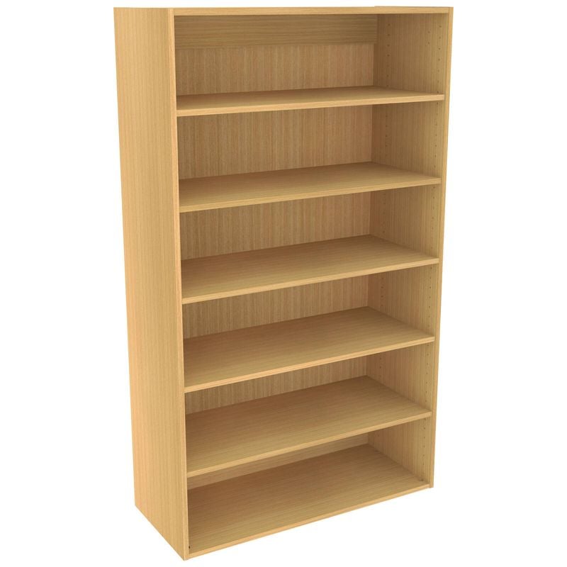 Lugna 1536 x 900 x 380mm Sand Ready to Assemble Robe Insert 5 Shelf Unit