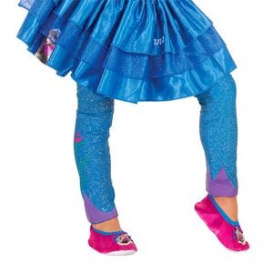Girl US 6-8 Disney Frozen Princess Anna Footless Tights Girls Legwear Costume