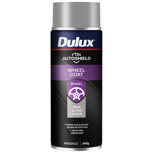 Spray Paint Dulux Autoshield 340G Silver Wheel Coat - Silver