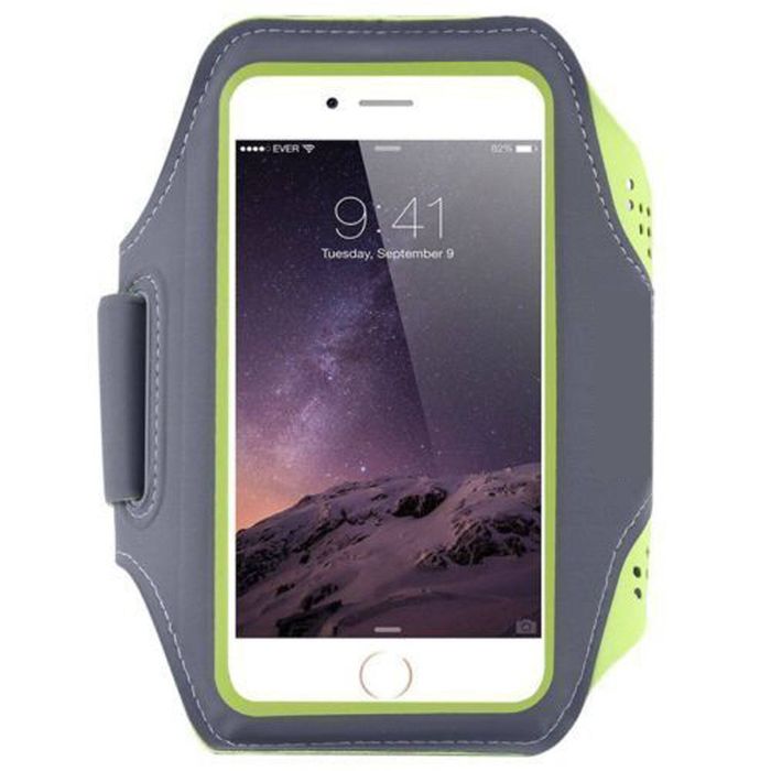 iWill Sports Armband Phone Holder for Apple iPhone 15 16 Plus 17 18 Pro Max 16e 17e Air Duo Running Arm Band - Green