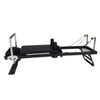 Topone Foldable Steel Frame Pilates Reformer Machine Perfect For Home Workouts - Beige/black - Black