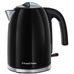 Russell Hobbs 1.7L Stainless Steel Black Kettle
