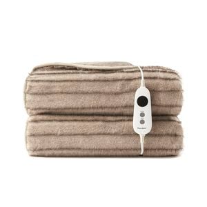 Dreamaker Nara Faux Mink Electric Heated Throw Blanket - 180x200cm | Safety Overheat Protection& Auto-off, Machine Washable