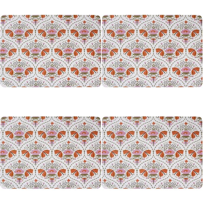 4PK 4pc LVD MDF/Cork Placemat Wanderer Home/Kitchen Decor 21.5x30cm Rectangular