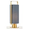 Telbix Orwel Modern Table Desk Lamp Light Metal Grey Antique Gold