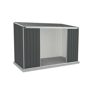 Absco Sheds 3.0 x 1.52 x 2.08m Monument Ezislider Double Sliding Door Garden Shed