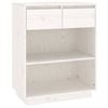 vidaXL Console Cabinet White Indoor Hallway Sideboard Storage
